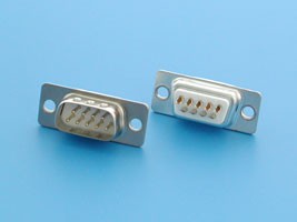 DB9M, DB-9M, D-SUB Male connector